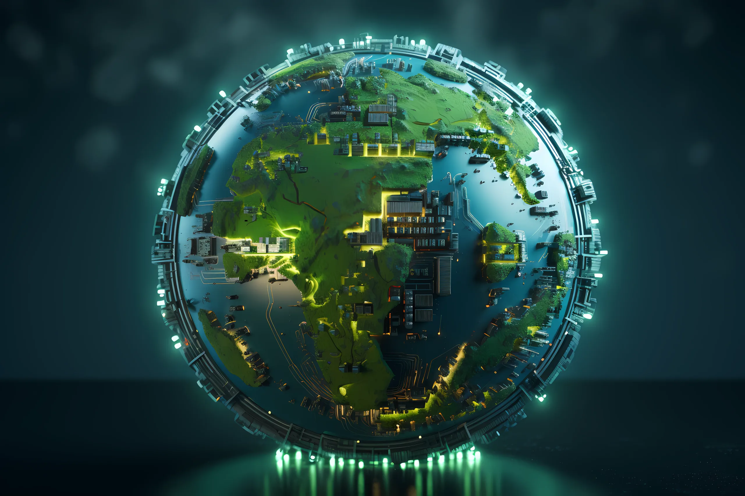 futuristic world ai sharing